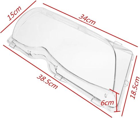 Car Headlamp Shade Headlight Cover Clear Lens Shell Compatible For BMW 3 Series E46 Facelift Touring 4 Door 2002-2005 Headlamp Cover(Pair) in Saudi Arabia