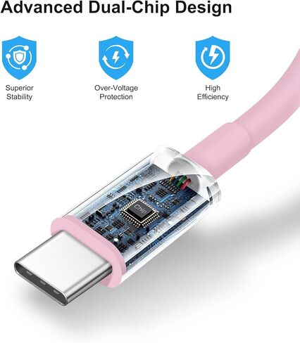 شاحن iPhone شحن سريع - معتمد من MFi - 3 عبوات شاحن فائق السرعة 20 وات USB C شاحن حائط مع كابل شحن سريع 6FT لهاتف iPhone 14 13 12 11 Plus، Pro Max، Pro/Mini/XR/iPad in Kuwait