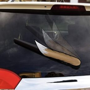 Dog Tail Wagging WiperTag attaches to rear vehicle wiper blades in Kuwait