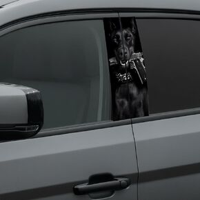 طقم قطعتين من الفينيل مقاس XL B-Pillar مقاس 12.6 بوصة × 23.6 بوصة (مقصوص حسب المقاس)، ملصق لاصق عمود السيارة B المقاوم للماء، ملصقات عمود نافذة الباب، غلاف سيارة من الفينيل اللامع لسيارات الدفع الرباعي والشاحنات ومركبات النقل (تدرج العلم الرمادي) in Kuwait