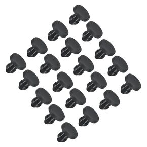 MECCANIXITY Silicone Snap in Locking Hole Plugs Rubber Panel Seal Cover Flush Type Panel Round for Kitchen Rubber Bulkheads Waterproof Sealing Plugs 3mm/0.12 Inch Diameter White,Pack of 20 in Kuwait