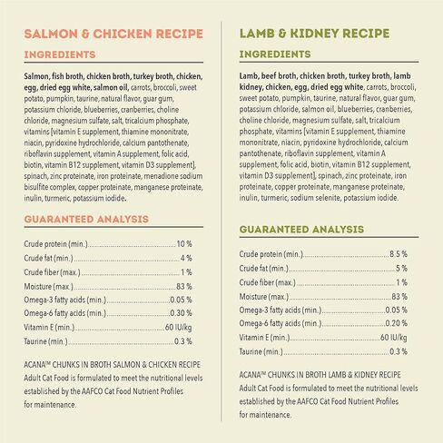 ACANA™ Chunks in Broth Lamb & Kidney Recipe Wet Food for Cats (case of 12) in Kuwait