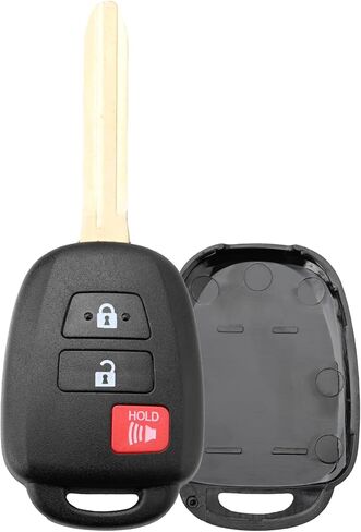 حافظة HYQ12BDM Key Fob Shell متوافقة مع Tacoma 2016-2019 RAV4 Prius C 2013-2019 in Saudi Arabia