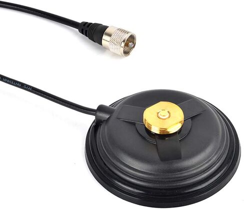 UAYESOK Mini NMO Mount Magnetic Base W/5M Low Loss Coax Cable for NMO Mobile Antennas in Kuwait