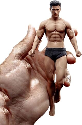 Fremego 1/12 Scale Male Action Figure,6inch Male Super-Flexible Seamless Action Figure Body Doll Collection(TM01A Normal Version) in Kuwait