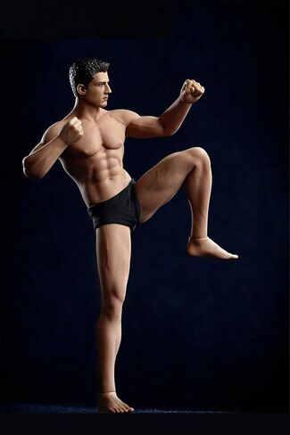 Fremego 1/12 Scale Male Action Figure,6inch Male Super-Flexible Seamless Action Figure Body Doll Collection(TM01A Normal Version) in Kuwait