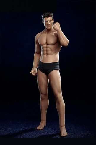 Fremego 1/12 Scale Male Action Figure,6inch Male Super-Flexible Seamless Action Figure Body Doll Collection(TM01A Normal Version) in Kuwait