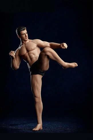 Fremego 1/12 Scale Male Action Figure,6inch Male Super-Flexible Seamless Action Figure Body Doll Collection(TM01A Normal Version) in Kuwait