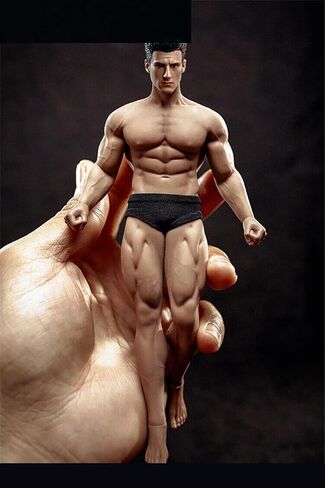 Fremego 1/12 Scale Male Action Figure,6inch Male Super-Flexible Seamless Action Figure Body Doll Collection(TM01A Normal Version) in Kuwait