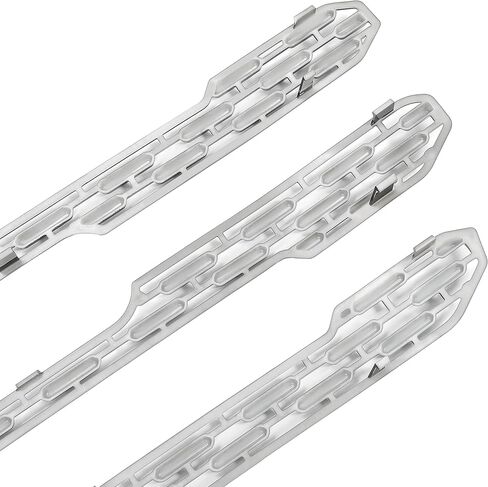إدراج شبكة KUAFU متوافق مع 2019-2022 GMC Sierra 1500 SLT Grill Overlay Trim 3PCS Chrome - فضي in Saudi Arabia