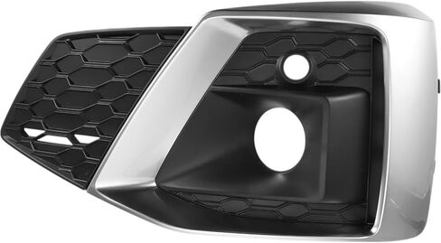 Fog Light Grill Front Lower Bumper Fog Light Cover Inserts No.8W6807682T3Q7 for Audi A5 2021-2023 Black Silver Tone ABS 1 Pc Front Right Car in Saudi Arabia