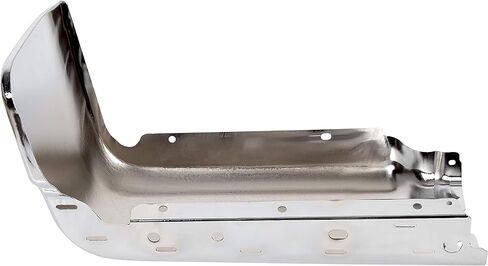 غطاء نهاية المصد الخلفي متوافق مع 2009-2014 Ford F-150 Lincoln Mark LT بديل لـ FO1102372 9L3Z17906B قضيب وجه الشاحنة من الجانب الأيسر للسائق مع فتحة مستشعر، كروم فولاذي فضي in Saudi Arabia