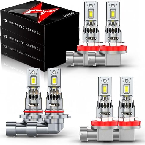 Compatible For Nissan Pathfinder Lights 2013 2014 2015 2016 2017 2018, Combo High Low Beam Fog Bulbs Kit for Off-road, Plug n Play, 6Pcs in Saudi Arabia