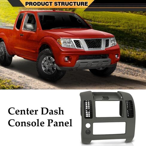 لوحة وحدة التحكم المركزية باللون الرمادي متوافقة مع Nissan Frontier 2005 2006 2007 2008 2009 2010 2011 2012 2013 2014 2015 2016 2017 2018 2019 2020 68259-ZP16D 68259ZP16D in Saudi Arabia