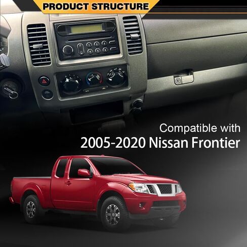 لوحة وحدة التحكم المركزية باللون الرمادي متوافقة مع Nissan Frontier 2005 2006 2007 2008 2009 2010 2011 2012 2013 2014 2015 2016 2017 2018 2019 2020 68259-ZP16D 68259ZP16D in Saudi Arabia