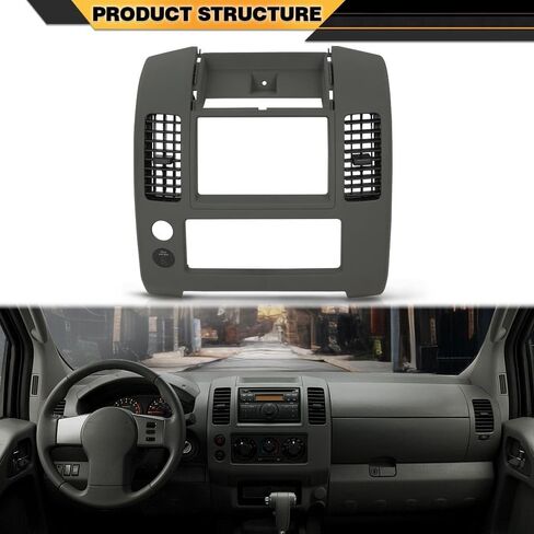 لوحة وحدة التحكم المركزية باللون الرمادي متوافقة مع Nissan Frontier 2005 2006 2007 2008 2009 2010 2011 2012 2013 2014 2015 2016 2017 2018 2019 2020 68259-ZP16D 68259ZP16D in Saudi Arabia