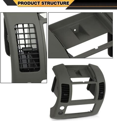 لوحة وحدة التحكم المركزية باللون الرمادي متوافقة مع Nissan Frontier 2005 2006 2007 2008 2009 2010 2011 2012 2013 2014 2015 2016 2017 2018 2019 2020 68259-ZP16D 68259ZP16D in Saudi Arabia