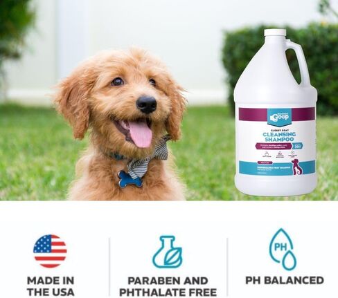 شامبو الحيوانات الأليفة Groomer's Goop Glossy Coat - زجاجة قابلة للطي سعة 16 أونصة in Kuwait