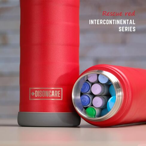 DISONCARE Odyssey 3Pens Insulin Cooler Travel Case العرض الرقمي، مبرد الدواء للسفر، حزم الثلج المعتمدة من TSA، مبرد طبي لمرضى السكري، حقيبة EpiPen مع علامة QR الطبية (أسود منتصف الليل) in Kuwait