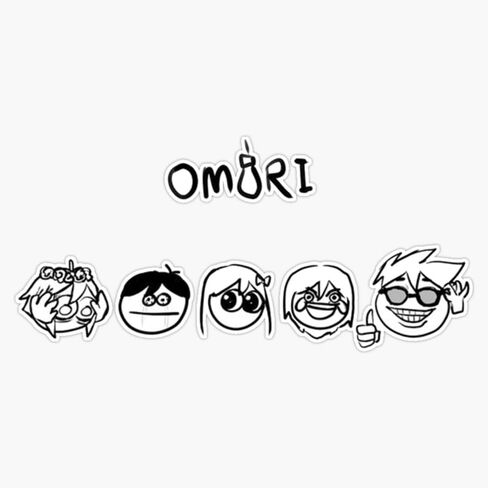 MAGNET Omori Magnetic Vinyl Sticker Decal Magnet 5" in Saudi Arabia