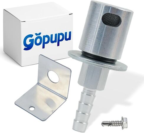 Upgrade 19-174 Fuel Tank Vent Valve and Bracket Kit Gas Fuel Tank Vent Valve Air Vent Compatible with Holley Sniper EFI 5/16 Hose Barb Remote Mount Detachable for Automotive Off-roads ATV UTV in Saudi Arabia