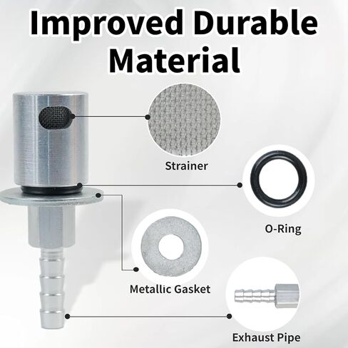 Upgrade 19-174 Fuel Tank Vent Valve and Bracket Kit Gas Fuel Tank Vent Valve Air Vent Compatible with Holley Sniper EFI 5/16 Hose Barb Remote Mount Detachable for Automotive Off-roads ATV UTV in Saudi Arabia