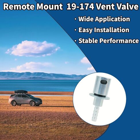 Upgrade 19-174 Fuel Tank Vent Valve and Bracket Kit Gas Fuel Tank Vent Valve Air Vent Compatible with Holley Sniper EFI 5/16 Hose Barb Remote Mount Detachable for Automotive Off-roads ATV UTV in Saudi Arabia