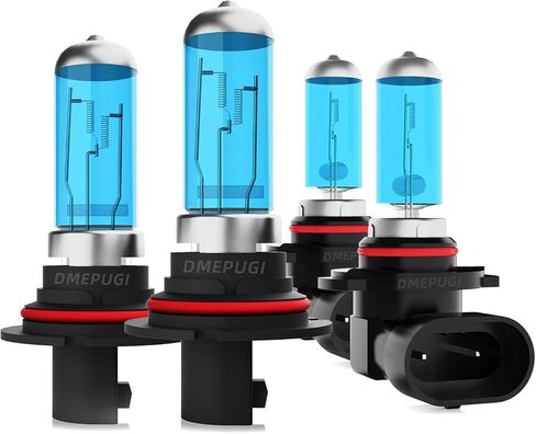 Light Bulbs Compatible with Murano 2003-2007 Headlight Bulbs, 9007 High/Low Beam halogen + 9006 Fog Lights, 4 Pack in Saudi Arabia