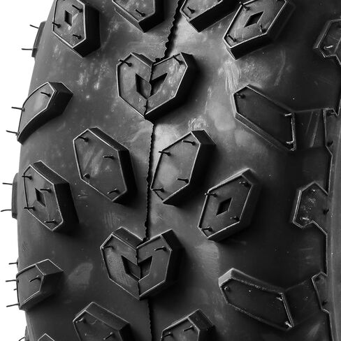 إطارات دراجة صغيرة KAX 19x7-8 بدون أنابيب ATV رباعية 4 عجلات UTV Go Kart 19x7x8 ATV Mud جميع إطارات التضاريس 4 طبقات مجموعة من 2 in Saudi Arabia