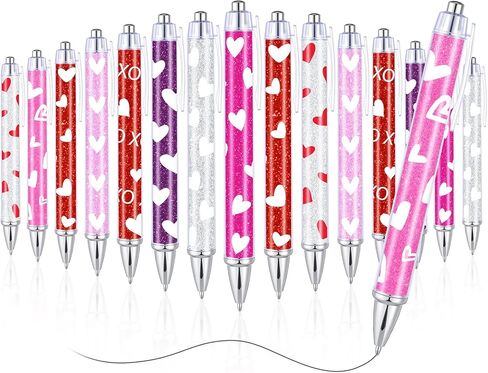Yeaqee 48 Pcs Christmas Pens Christmas Retractable Ballpoint Pens Santa Claus Snowman Printing Pen 1.0 mm Black Gel Ink Pen for Xmas Winter Holiday Party Supplies in Saudi Arabia