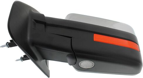 Garage-Pro Driver Side Power Heated Mirror for Ford F-150 2011-2014, Power Fold, Signal Light, Spotter Glass, Memory & Puddle Lamp, Chrome, Driver Side Mirror in Saudi Arabia