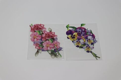 Spring Flowers, Paper, Multicoloured, 17 x 10 x 1 cm in Saudi Arabia