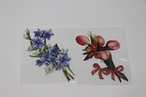 Spring Flowers, Paper, Multicoloured, 17 x 10 x 1 cm in Saudi Arabia