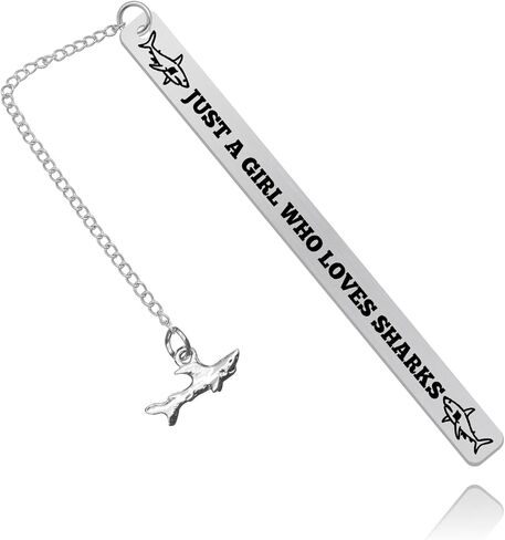 Shark Lovers Gifts for Women Shark Bookmark Ocean Animals Themed Gifts for Women Girl Daughter Sister Friend Valentines Day Christmas Birthday Gift Ocean Animals Themed Bookmark for Book Lover in Saudi Arabia