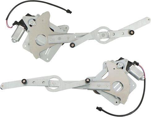 741-844 741-845 Front Left and Right Power Window Regulator with Motor Replacement for GMC Jimmy 1995-2001 Replacement for Chevy Blazer S10 1995-2005 in Saudi Arabia