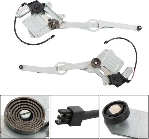 741-844 741-845 Front Left and Right Power Window Regulator with Motor Replacement for GMC Jimmy 1995-2001 Replacement for Chevy Blazer S10 1995-2005 in Saudi Arabia