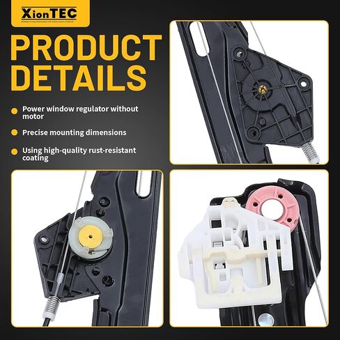 Power Window Regulator without Motor,Front Passenger Side,Compatible with BMW 320i 328i 330i 335i 340i 330e 328d,ActiveHybrid 3/M3,335i/328i/330i/320i/328d/340i xDrive,Replace# 51337281886 in Saudi Arabia