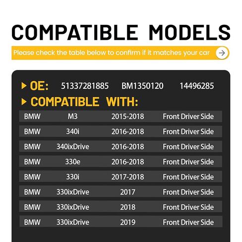 Power Window Regulator without Motor,Front Passenger Side,Compatible with BMW 320i 328i 330i 335i 340i 330e 328d,ActiveHybrid 3/M3,335i/328i/330i/320i/328d/340i xDrive,Replace# 51337281886 in Kuwait