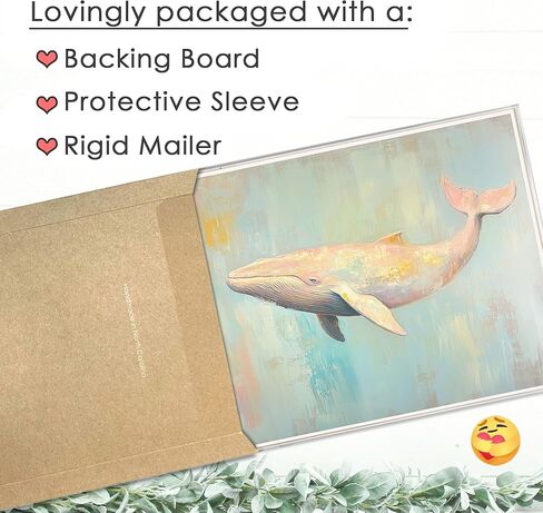 Sea Turtle Wall Art Print - Unframed - 8x10 | Beach Wall Decor | Farmhouse Décor | Office Wall Décor | Bathroom Décor Wall Art in Kuwait