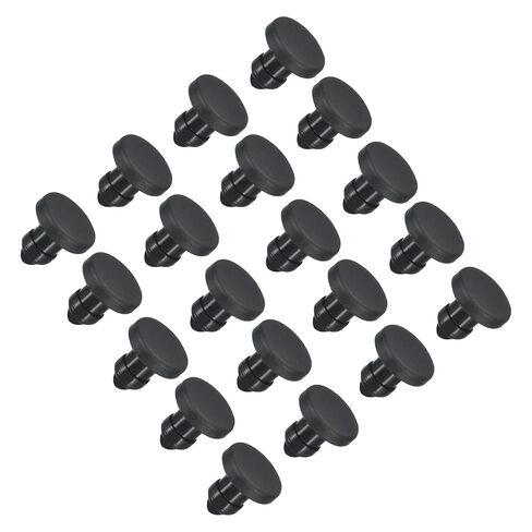 MECCANIXITY Silicone Snap in Locking Hole Plugs Rubber Panel Seal Cover Flush Type Panel Round for Kitchen Rubber Bulkheads Waterproof Sealing Plugs 3mm/0.12 Inch Diameter White,Pack of 20 in Kuwait