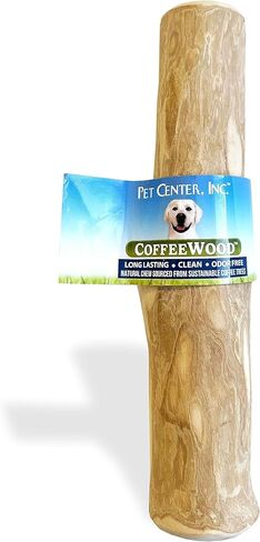Pet Center, Inc مكافآت مضغ من خشب القهوة للكلاب - آمنة ومتينة - 100% من خشب القهوة الطبيعي والمستدام - بديل طويل الأمد لألعاب مضغ الكلاب - مثالية للمضغ العدواني - صغير جدًا in Kuwait