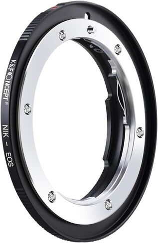 K&F Concept Lens Mount Adapter, Olympus OM Lens to EF Camera for 1D, 1DS, Mark II, III, IV, 5D, Mark II, 7D, 40D, 50D, 60D, 70D, Digital Rebel T2i, T3, T3i, T4i, T5i, SL1 in Saudi Arabia