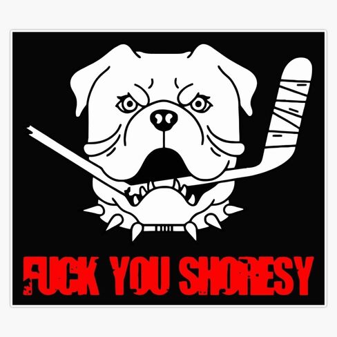 Letterkenny Shoresy Funny, Fuck You Shoresy Bumper Sticker Vinyl Decal 5" in Saudi Arabia