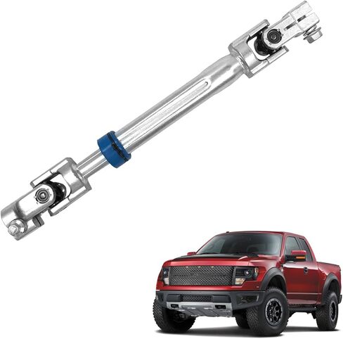 Lower Steering Shaft Steering Column with U Joint Compatible with 2009-2014 Ford F-150 2007-2014 Ford Expedition Lincoln Navigator Replace 425-366 8L1Z3B676A 7L1Z3B676A 8L1Z-3B676-A in Saudi Arabia