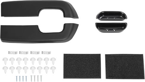 طقم لوحة الباب الداخلي الأمامي متوافق مع 1973-1979 Ford F100 F150 F250 F350 Bronco Door Trim Panel Arm Rest Pads Finger Cups البديلة لـ D3TZ-1023942-KT البلاستيك الصلب in Kuwait