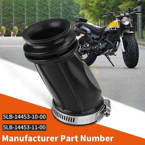 Air Box To Carburetor Intake Hose Boot For Yamaha TW200 2002-2024 5LB-14453-10-00 5LB-14453-11-00 in Saudi Arabia