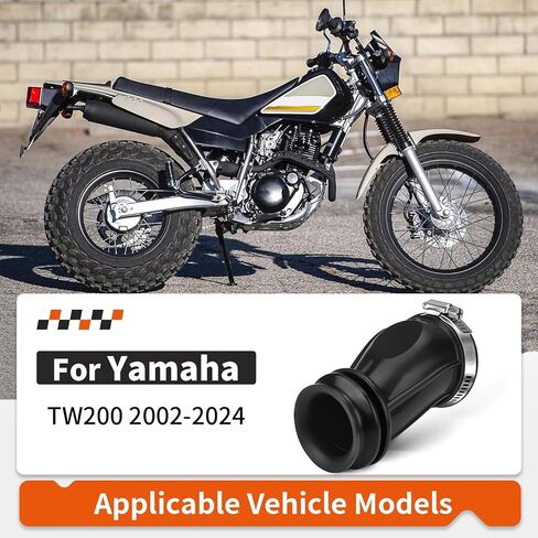 Air Box To Carburetor Intake Hose Boot For Yamaha TW200 2002-2024 5LB-14453-10-00 5LB-14453-11-00 in Saudi Arabia