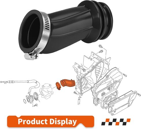 Air Box To Carburetor Intake Hose Boot For Yamaha TW200 2002-2024 5LB-14453-10-00 5LB-14453-11-00 in Saudi Arabia
