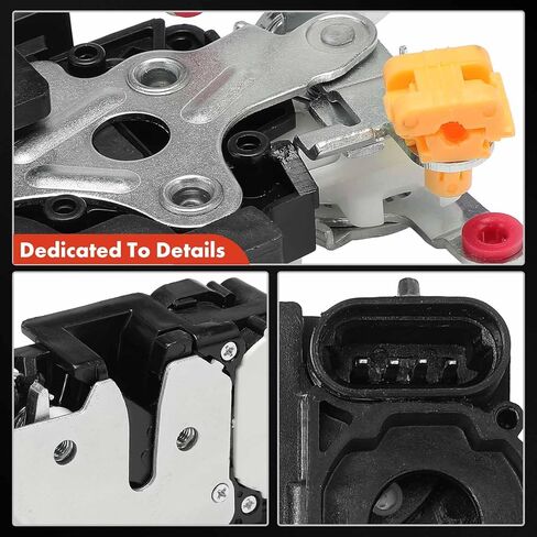 A-Premium Rear Right Passenger Side 4 Pins Door Lock Latch Actuator Compatible with Chevrolet Chevy Express 1500 2500 3500 4500 & GMC Savana 1500 2500 3500 4500, Without Power Lock in Saudi Arabia