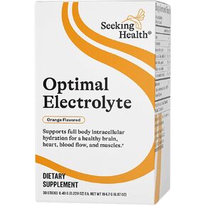 Seeking Health Optimal Electrolyte Powder, Unflavored, Healthy Energy and Endurance Support, Promotes Hydration and Healthy Muscles, Vegan and Vegetarian (30 Servings)* in Kuwait
